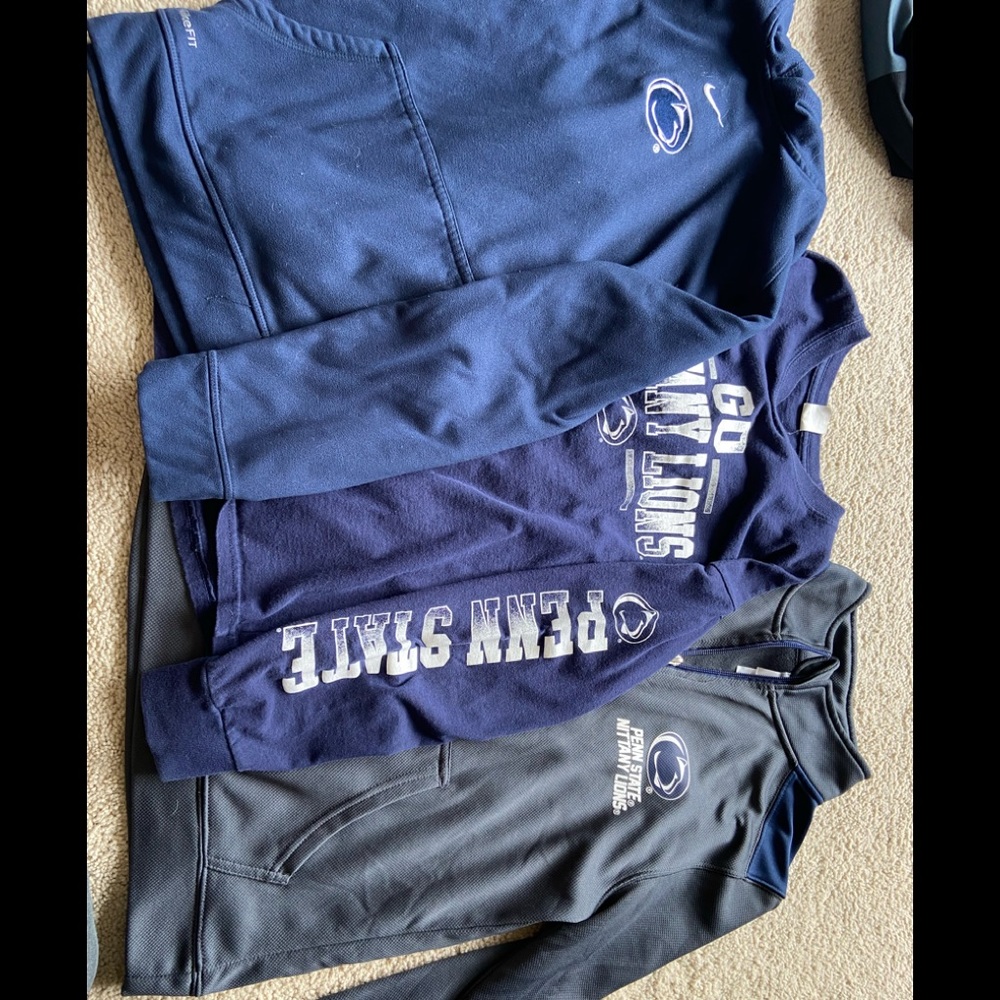 THREE Youth L PENN STATE longsleeve shirts